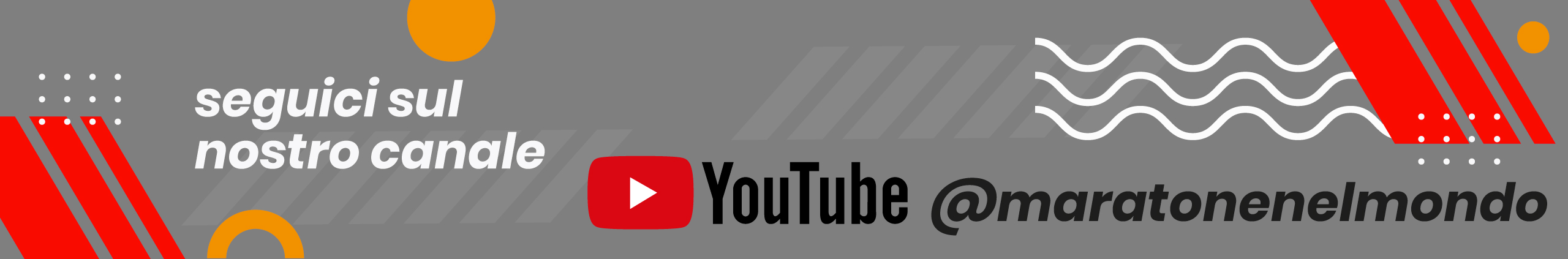 Canale Youtube @maratonenelmondo
