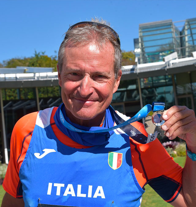 Aldo Tononi, plurimaratoneta Serena Fontana